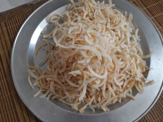 Dừa sấy giòn không đường keto/ das 80k/ 500g