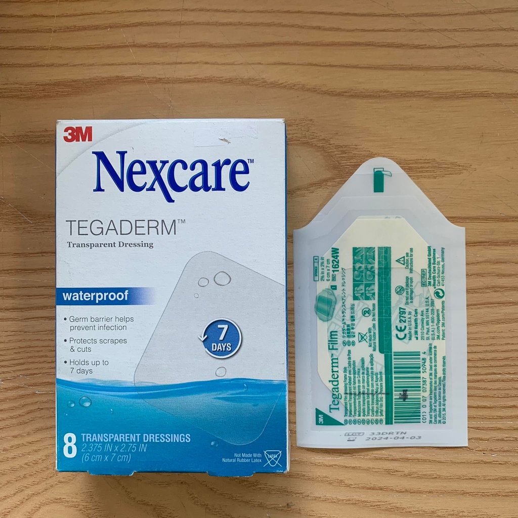 Gạc vô trùng chống thấm nước Nexcare 3M H1624, sản xuất tại Mỹ, 8 miếng/hộp _Chính hãng Mask3M