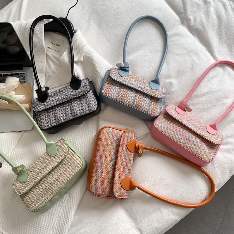 Túi Xách Đan Rơm Thời Trang Hàn Cho Nữ
