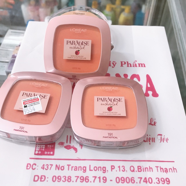 Phấn má loreal paradise enchanted scented blush
