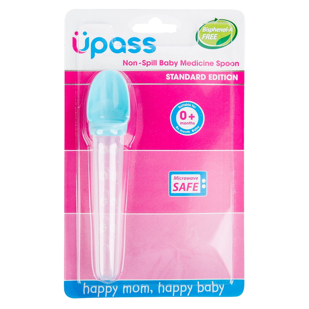Dụng cụ/ thìa uống thuốc, uống sữa không đổ/ chống đổ cho bé UPASS Thái Lan  UP3031N