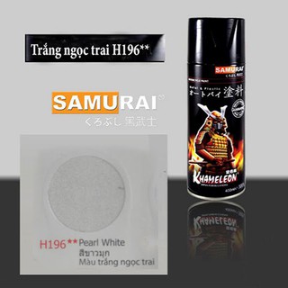 Sơn Samurai màu trắng ngọc trai H196