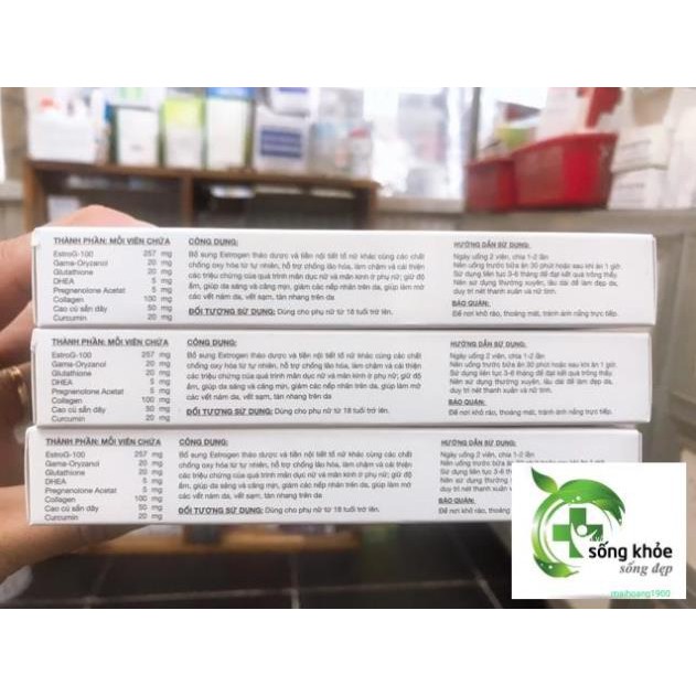 VIÊN UỐNG KIỀU XUÂN( CHÍNH HÃNG) - Giảm nám, da sáng và căng mịn