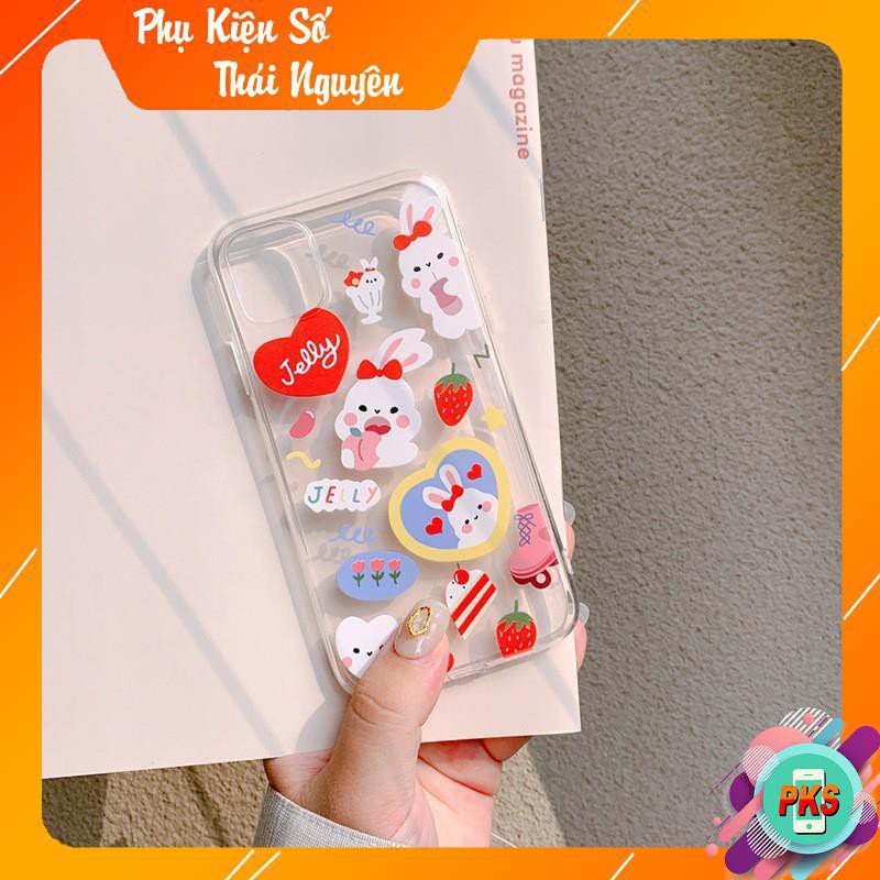 Ốp lưng iphone Cô Gái Thỏ Chibi 6/6plus/6s/6s plus/6/7plus/8plus/x/xs/xs max/11/11 promax DT01 -Hồng Anh Case