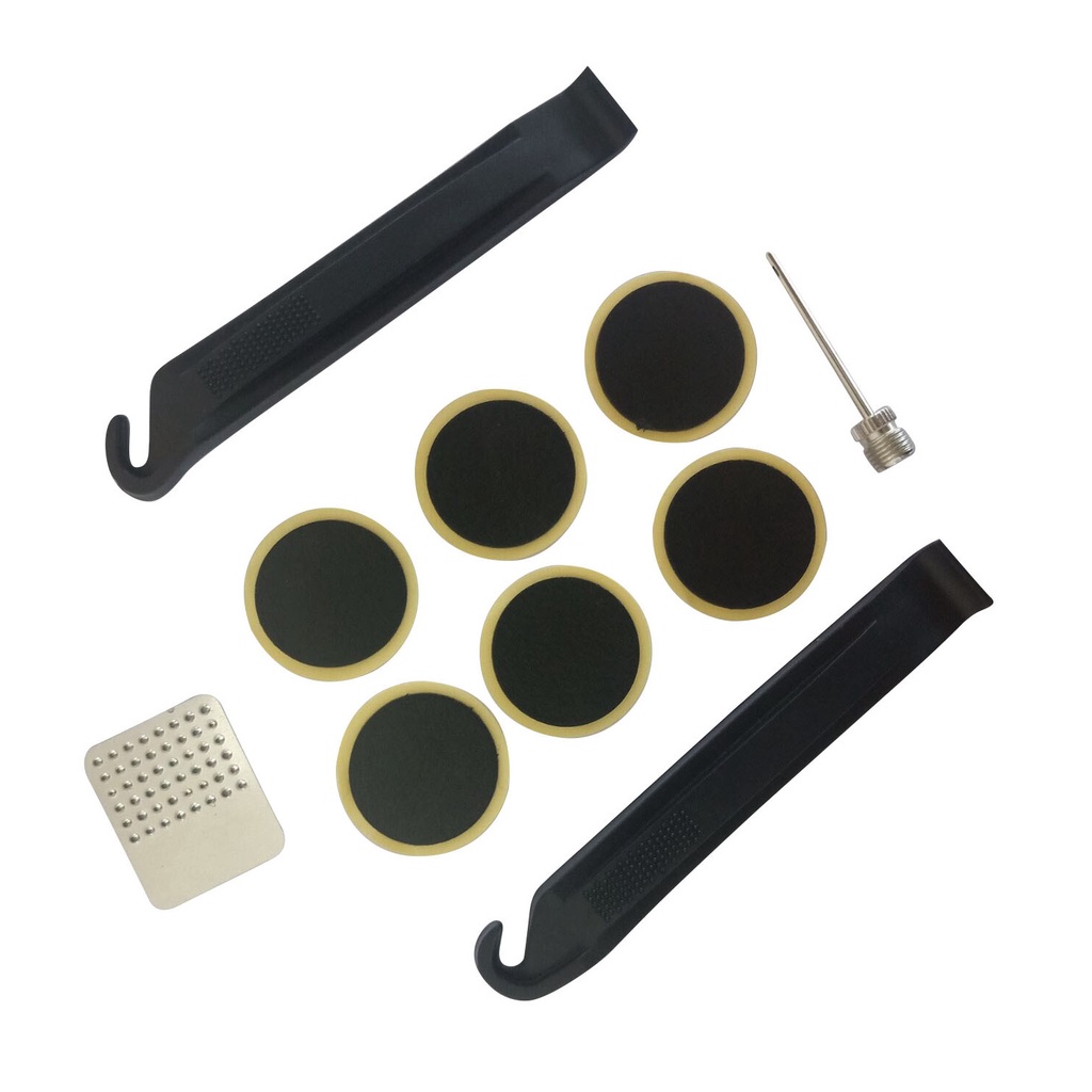 Bộ Vá Săm Xe Đạp Tiện Dụng - 6 Miếng Dán Không Cần Thêm Keo + Dụng Cụ Mở - Đồ Vá Xe Đạp Tại Nhà Chuyên Dụng Cao Cấp