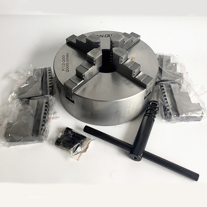 Mâm cặp 4 chấu 200mm K12-200