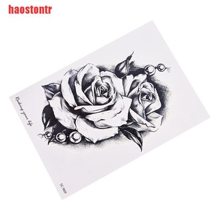 (Hàng Mới Về) 1 Hình Xăm Dán Tạm Thời Hình Hoa Hồng Chống Thấm Nước