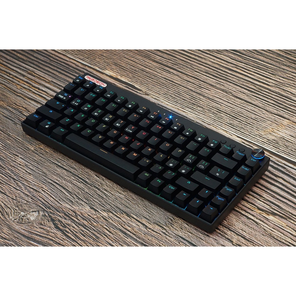 BÀN PHÍM CƠ KANANIC READSON WL84 PLUS BLUTOOTH TRẮNG - ĐEN LED RGB
