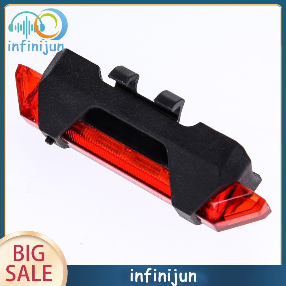 Đèn Led Chiếu Hậu Sạc Qua Usb Tiện Lợi Chống Thấm Nước Cho Xe Đạp