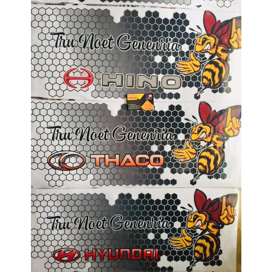 TEM DÁN THACO - TEM CHẾ THEO YÊU CẦU - DECAL CHO XE TẢI,Ô TÔ, XE HƠI