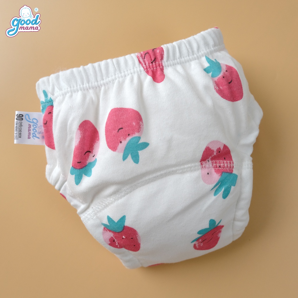 Combo 6 Quần bỏ bỉm cho bé Goodmama chất liệu cotton hàng Việt Nam chất lượng cao
