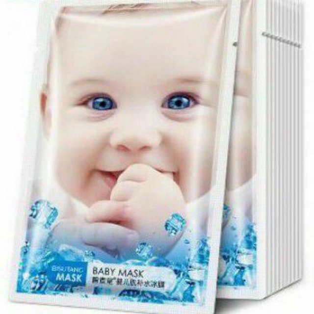 tuan073 Mặt nạ mask em bé Baby Skin nội địa Trung Bioaqua tuan073