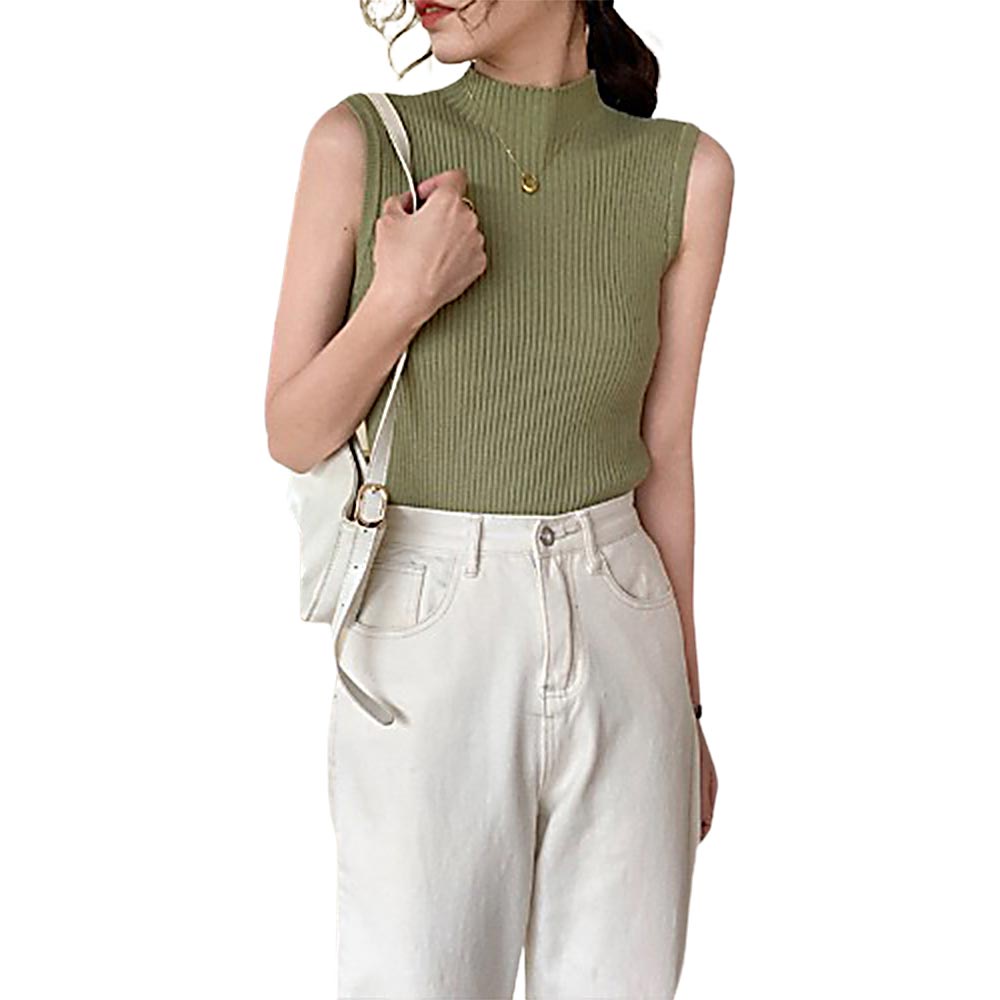 Áo croptop sát nách dáng ôm màu trơn kiểu Hàn Quốc thời trang mùa hè cho nữ