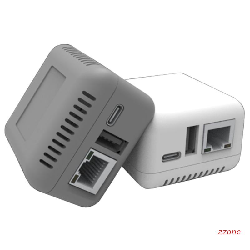 Đầu nối USB 2.0 không dây tốc độ 10 / 100Mbps cổng mạng LAN RJ45 chuyển đổi cho máy in