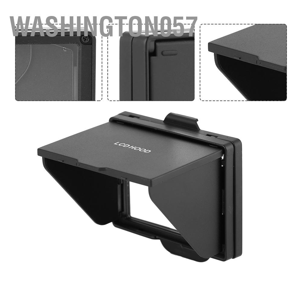 Washington057 Tấm bảo vệ màn hình LCD Pop up Sun Shade Hood Cover cho Máy ảnh DSLR Nikon D810 / D800