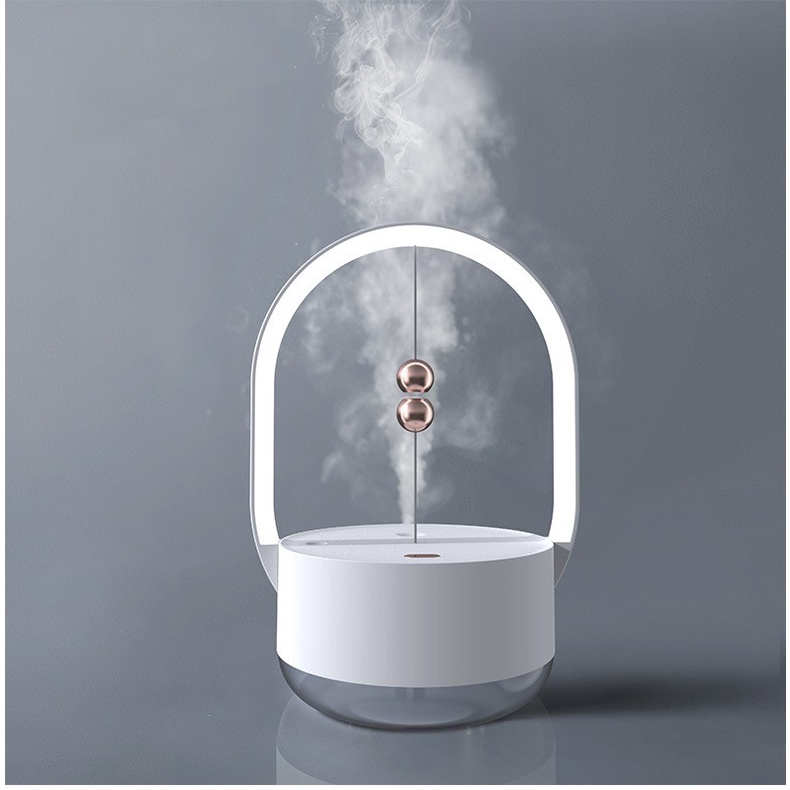 Máy phun sương tạo độ ẩm Magnetic night light, máy xông tích điện trang trí bàn làm việc  mẫu mới 2022