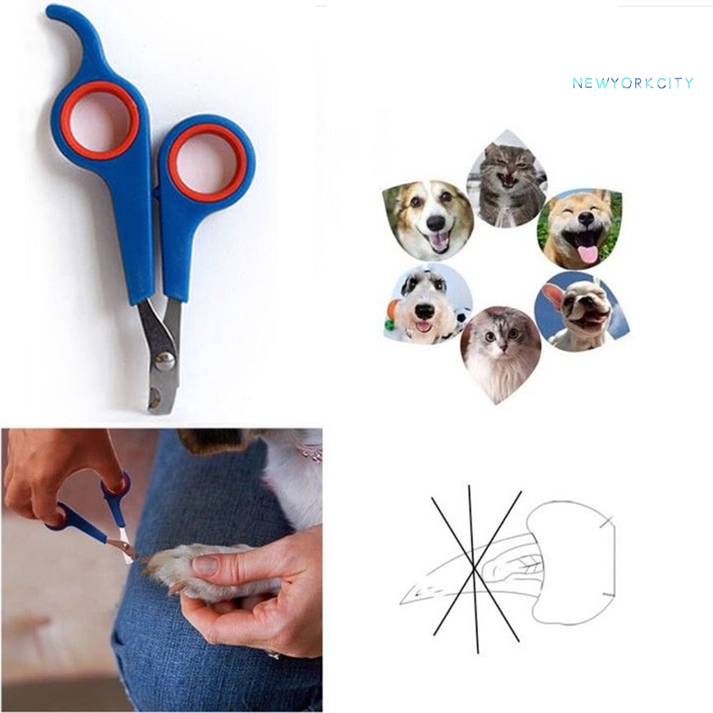 Kềm Cắt Móng Tay Cầm Chống Trượt Bằng Thép Không Gỉ Cho Thú Cưng