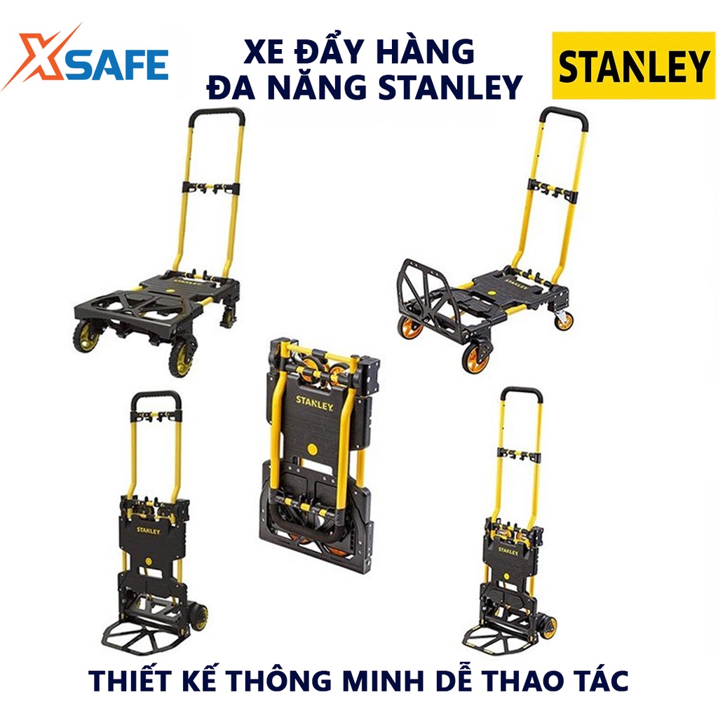 Xe đẩy hàng đa năng Stanley SXWTD-FT585 kích thước 40.5x12.5x66cm, tải trọng 70Kg (2 bánh) - chính hãng - xsafe