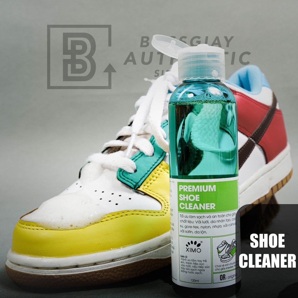 Chai Dung Dịch Vệ Sinh Giày Làm Sạch Chuyên Sâu Sneaker Prenium XIMO 120ML