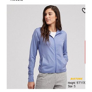 Áo chống nắng Uniqlo Airism Màu 64- BLUE phiên bản 2019 (Hàng nội địa Nhật)