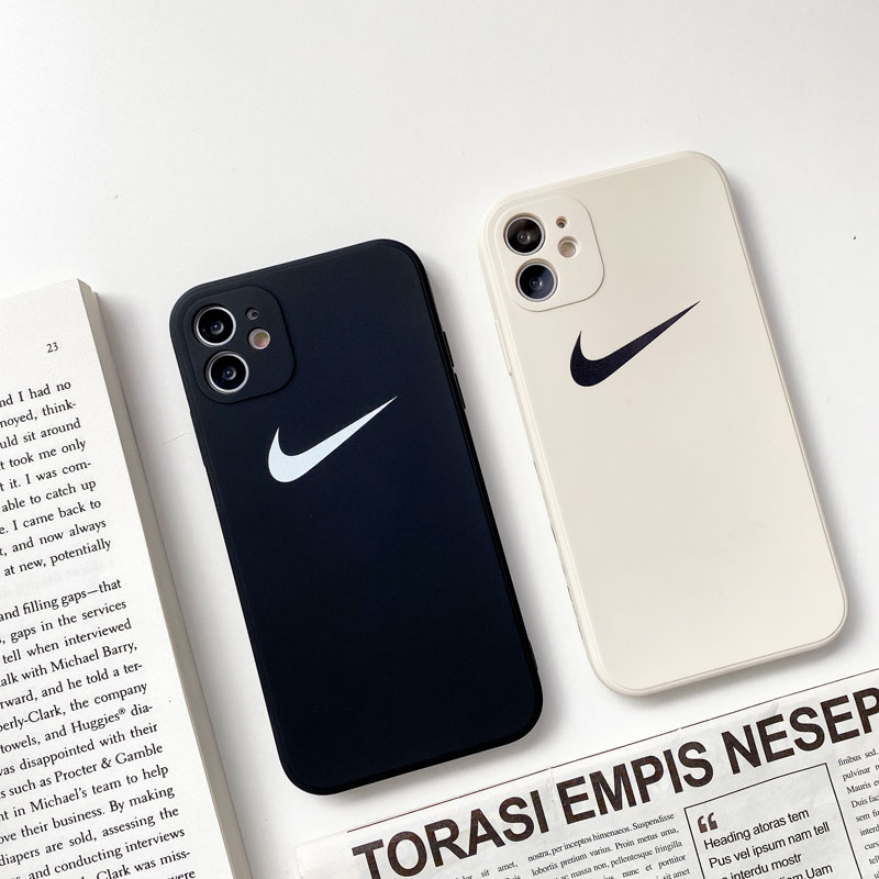 Ốp Điện Thoại Silicone Họa Tiết Logo Nike Thời Trang Cho Iphone 12 / 12 Pro Max / 11 / X / Xs Max / Xr / 7 / 8 Plus