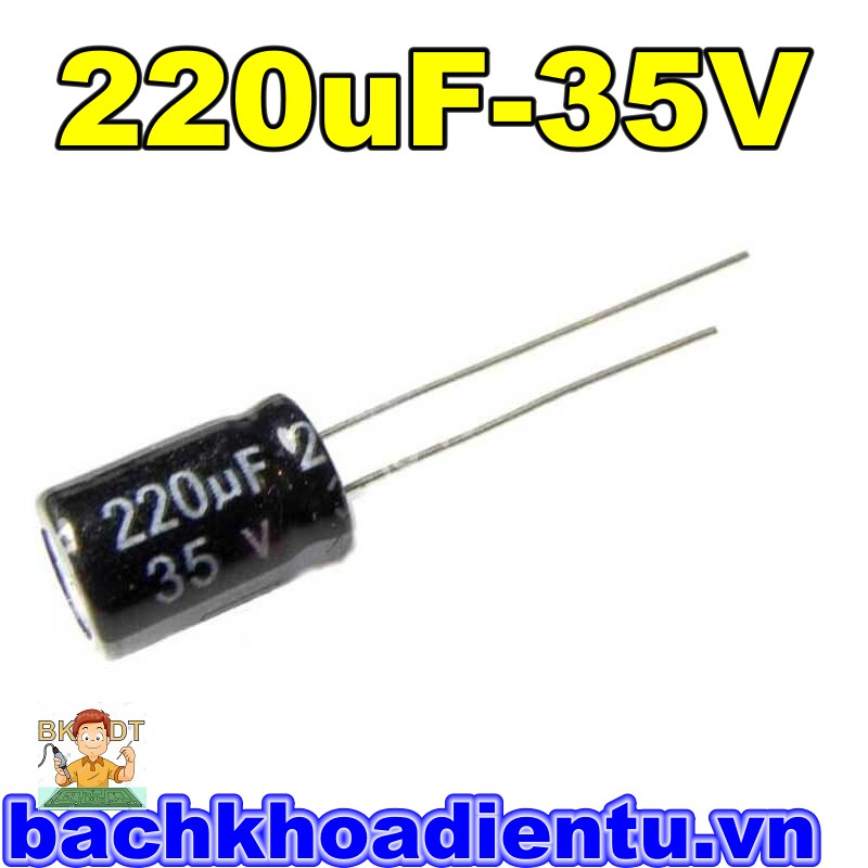 [10c] Tụ hóa 220uF-35V