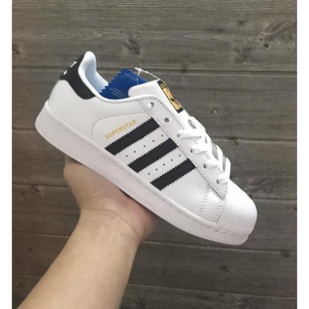 Giày Adidas SuperStar ⚡️Tổng Kho⚡️ Giày Thể Thao Trắng 3 Sọc nam nữ hàng cao cấp full box bill