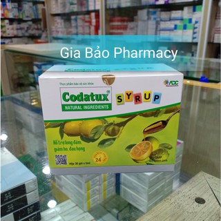 CODATUX SYRUP hộp 30 gói - Hỗ trợ giảm ho,long đờm