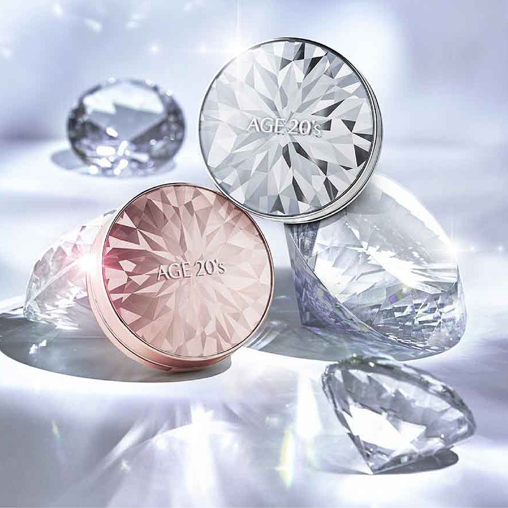 Phấn Nền Lạnh Kim Cương Age 20's Essence Cover Pact Original SPF 50+/PA+++ Diamond Edition (12.5g Kèm Refill) | BigBuy360 - bigbuy360.vn