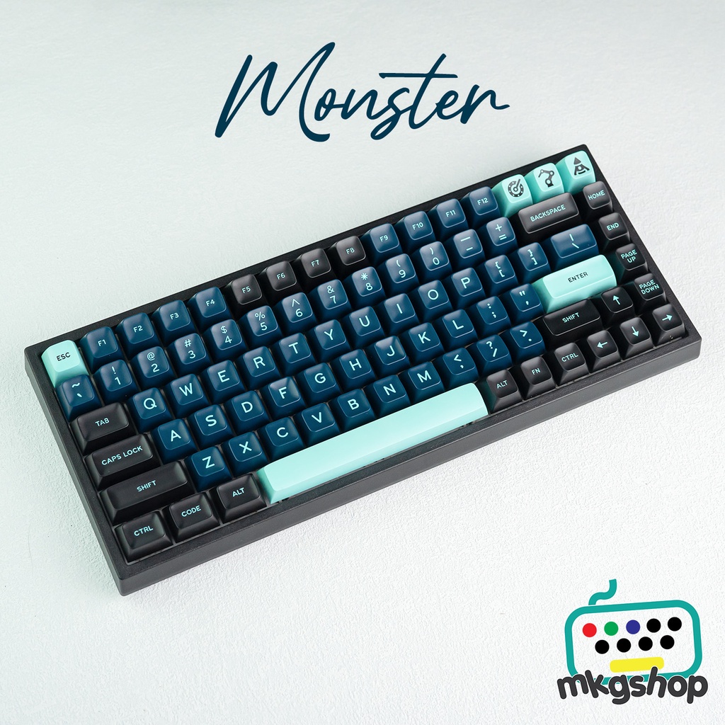 Keycap SA Monster kiểu in doubleshot, SA profile, 172 nút bàn phím cơ cực đẹp
