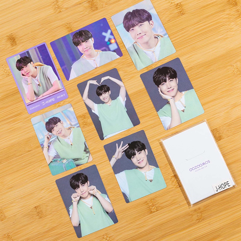 Set 7/8 tấm thẻ ảnh LOMO Kpop BTS SOWOOZOO kỷ niệm lần thứ 8