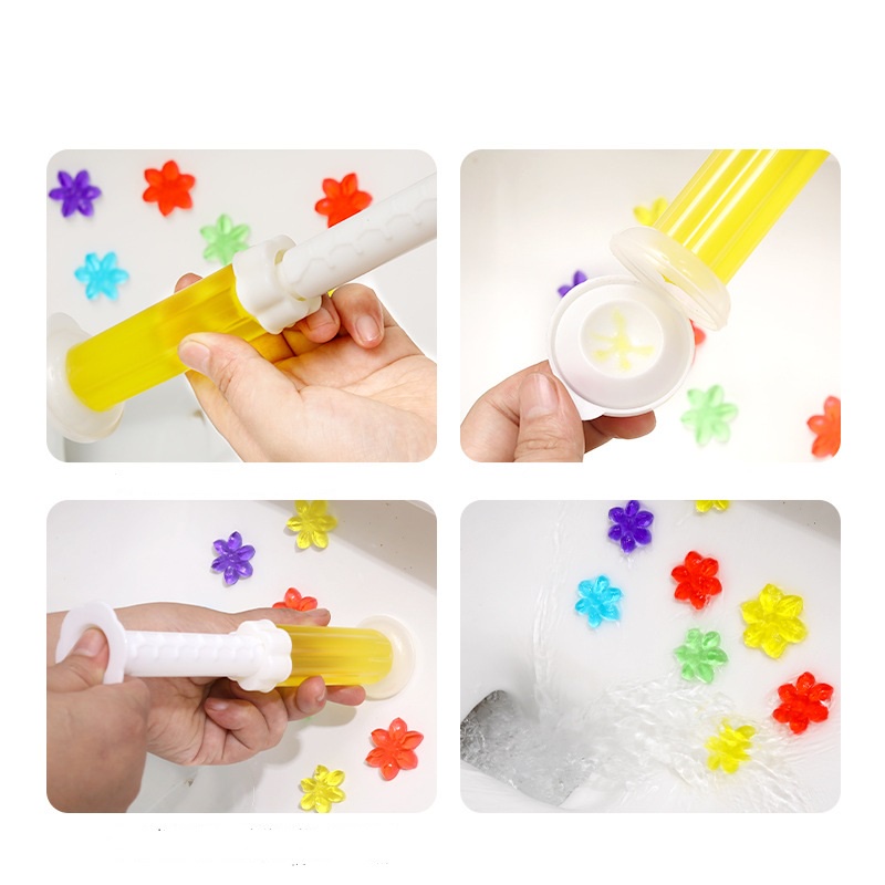 Gel thơm, gel khử mùi toilet bông hoa