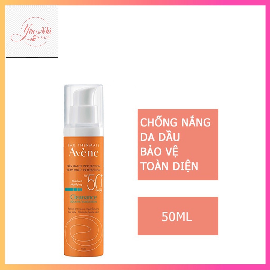 (AUTH- PHÁP) Kem chống nắng Avene Dry Touch Fluide SPF50+ 50ml thấm nhanh và không gây nhờn rít.