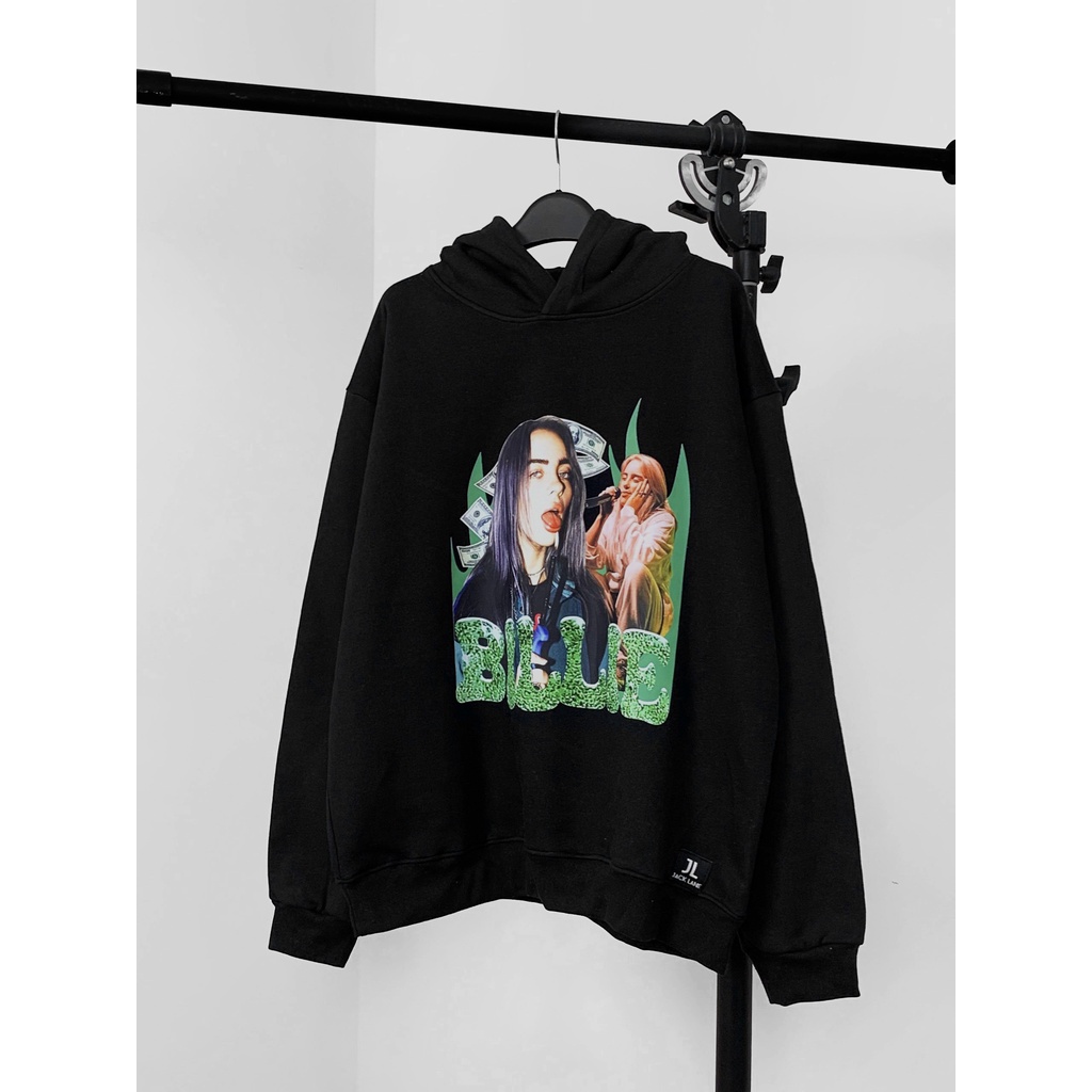 Áo Hoodie JL Oversize Billie, JACKLANE, Áo nỉ chui đầu Unisex Jack Lane