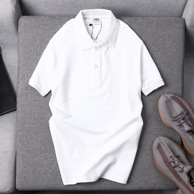 Áo thun polo ZR ngắn tay nhiều màu thun cao cấp thấm hút tốt