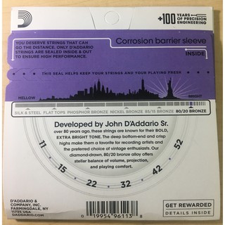 DÂY ĐÀN ACOUSTIC D’ADDARIO EJ13