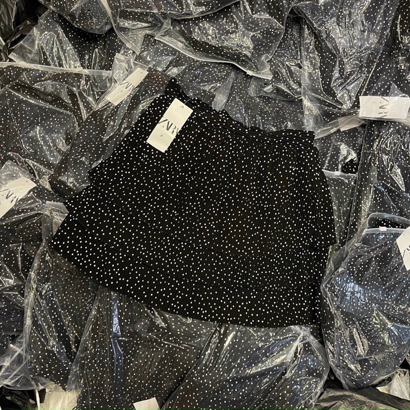 CHÂN VÁY 3 TẦNG DẬP LY CHẤM BI ZARA V120 | BigBuy360 - bigbuy360.vn