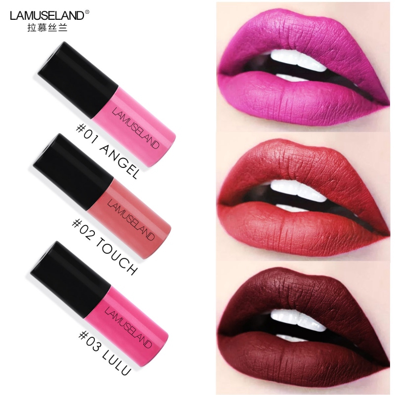 Waterproof Long-Lasting Matte Liquid Lipstick 12 Colors Nude Lip Gloss Velvet Red Lip Tint Makeup | BigBuy360 - bigbuy360.vn