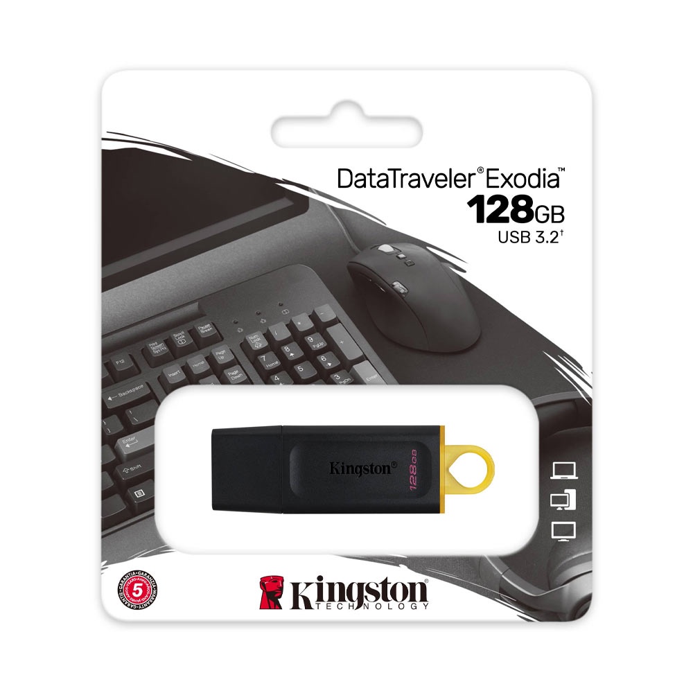 USB 3.2 Kingston 128GB 64GB 32 GB DataTraveler Exodia DTX - Bảo hành 60 tháng