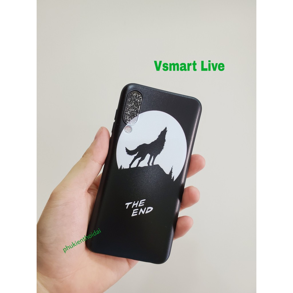 Ốp lưng Vsmart Live FREESHIP Từ 50k dẻo TPU in 3D cao cấp ôm khít máy