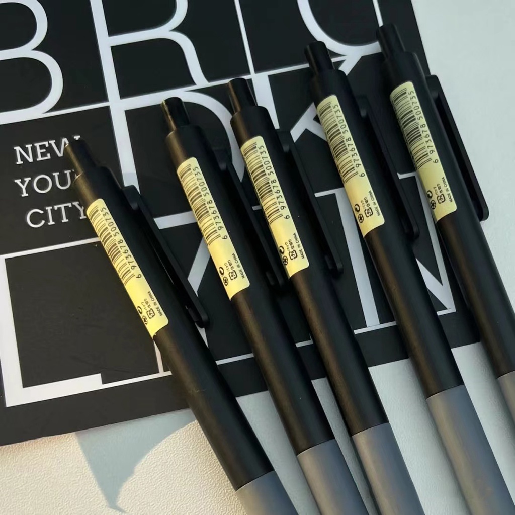 Bút Bi Mực Đen Ngòi 0.5mm Có Thể Thu Gọn