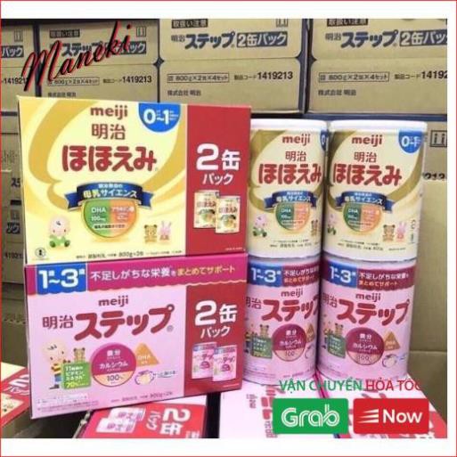 Combo 4 Hộp Sữa Meiji  800g Hàng Nhật Nội Địa Date Mới Nhất