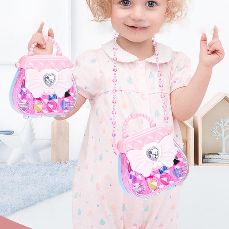 Bộ Đồ Chơi Trang Điểm Làm Đẹp Kèm Túi Trong Suốt Dành Cho Bé Gái