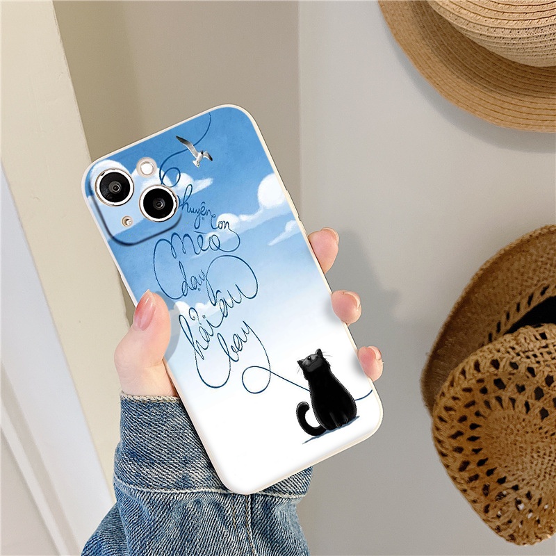 Ốp lưng iphone &quot;Chuyện con mèo dạy hải âu bay&quot; viết cho thiếu nhi ốp iphone X 11promax 8plus 13Pro 12Pro 7plus