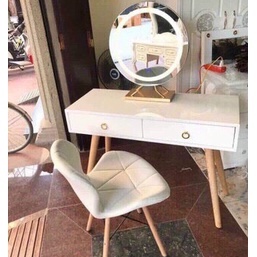 Ghế eames nhập khẩu bọc da chân gỗ cao cấp
