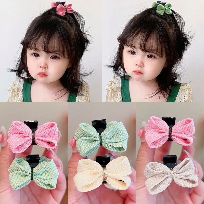 Kẹp Tóc Bé Gái Hình Nơ Xinh Xắn, Kẹp Tóc Nhiều Màu Dễ Thương, Phụ Kiện Tóc  Cho Bé Phong Cách Hàn Quốc