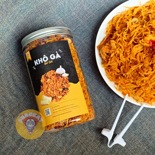 Khô Gà Bơ Tỏi Khô Gà Khô Gà Cháy Tỏi Cay Ngon 250G - SNACKAT | BigBuy360 - bigbuy360.vn