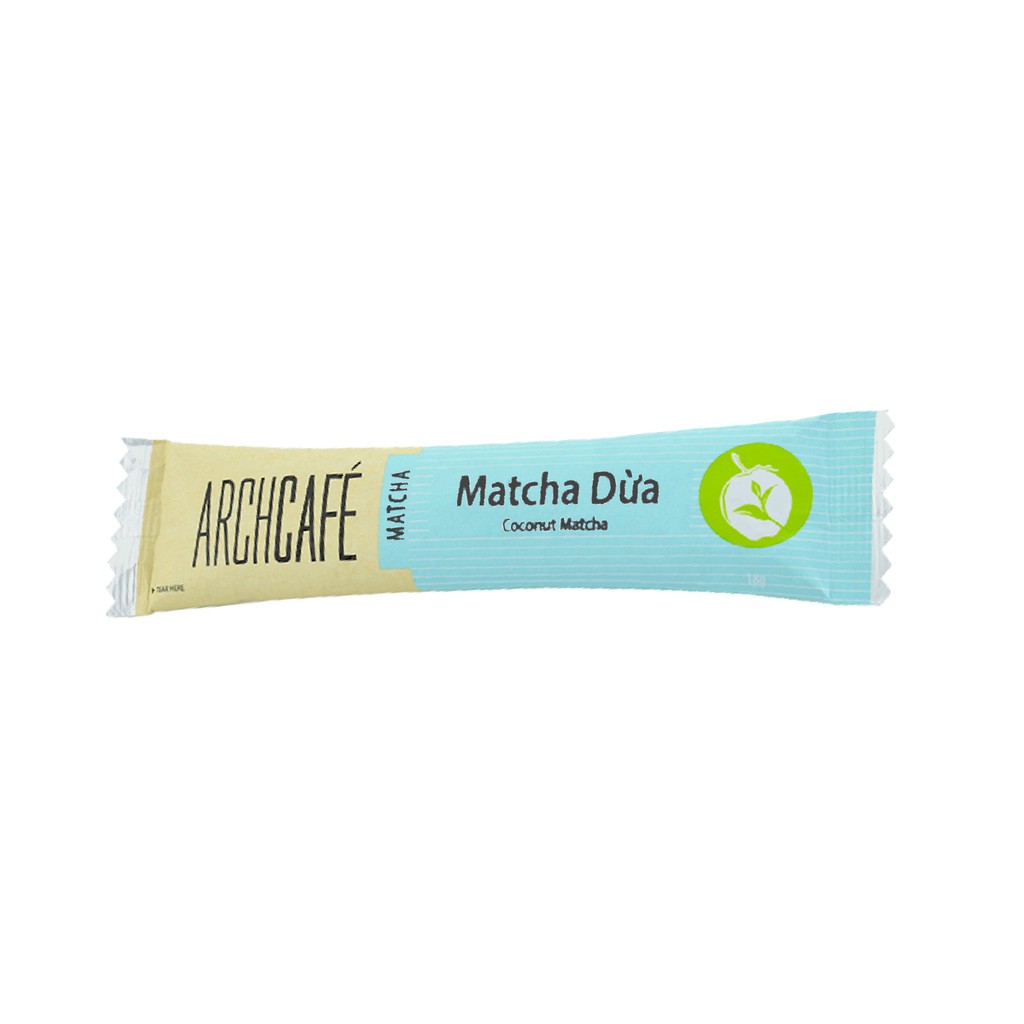 [HSD 18/07/2022] Matcha Dừa Archcafe trà hòa tan hộp 12 gói | BigBuy360 - bigbuy360.vn