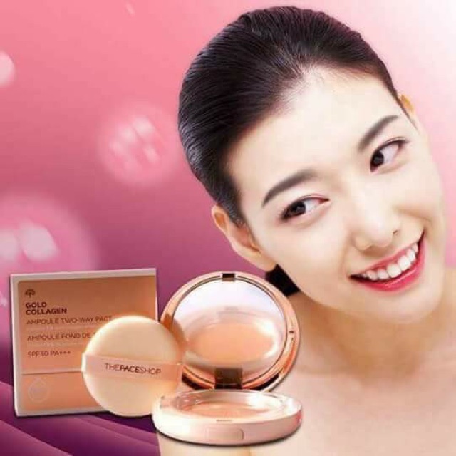 PHẤN NÉN SIÊU MỊN SIVANNA COLORS GOLD COLLAGEN NHẬP KHẨU CHÍNH HÃNG