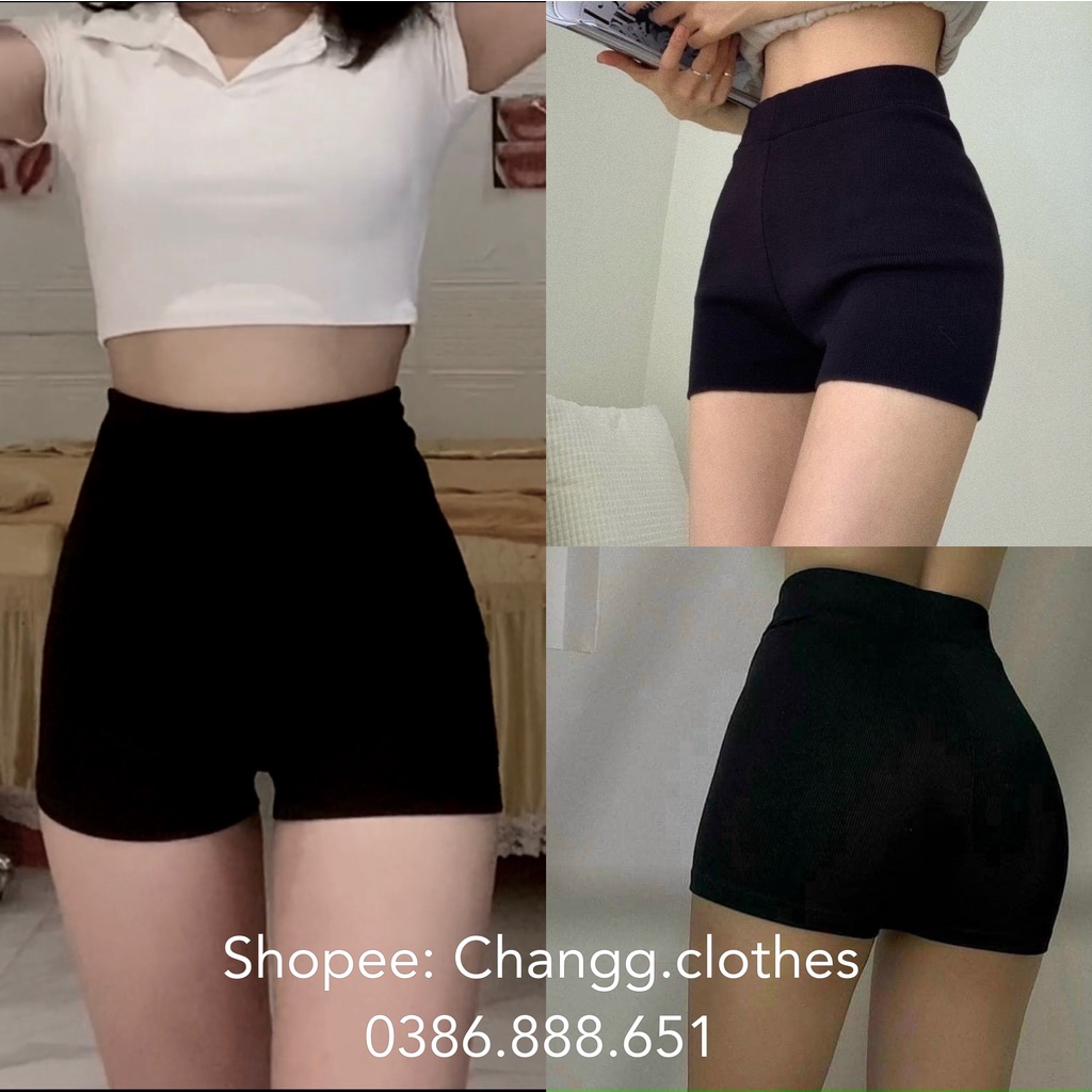 Quần Legging Đùi Nữ Tôn Mông, Quần Short Co Dãn Thoải Mái